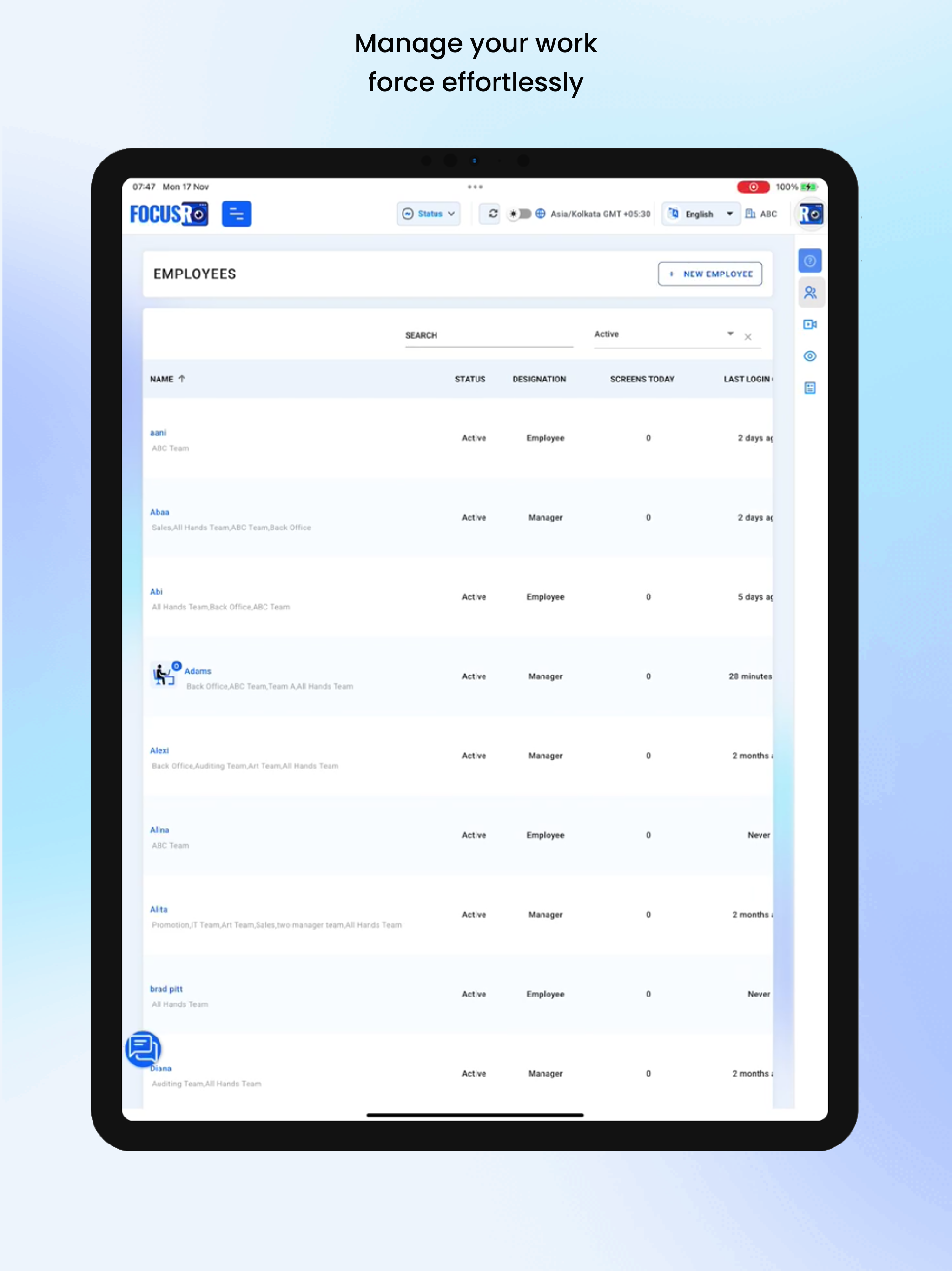 FocusRO Dashboard screenshot 9