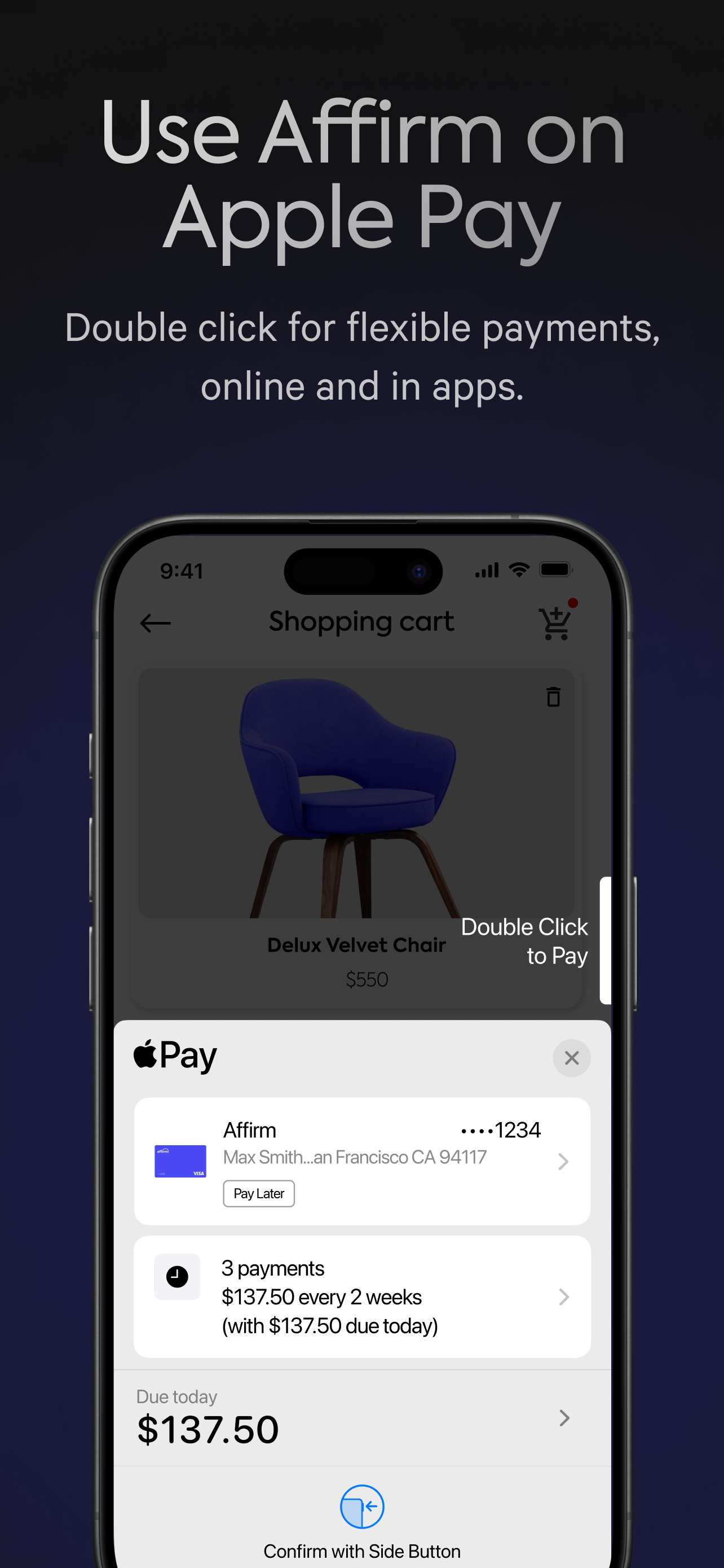 Affirm: Buy now, pay over time