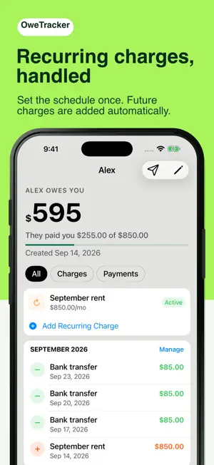 IOU - OweTracker screenshot 3
