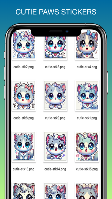 Screenshot #2 pour Cutie Paws Emotes & Stickers