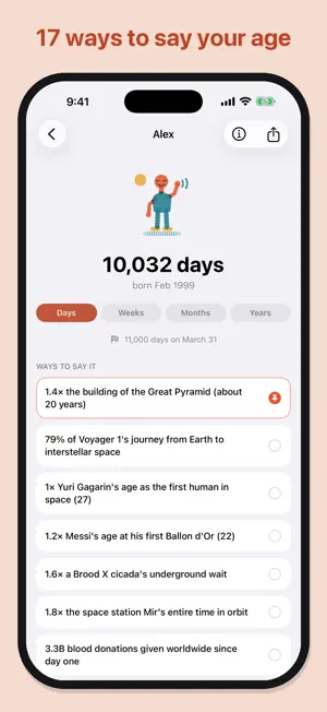 Humblebrag: Day & Step Counter screenshot 2