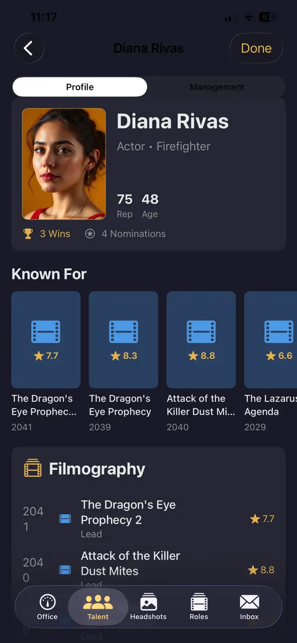 Screenshot #1 pour Hollywood Player