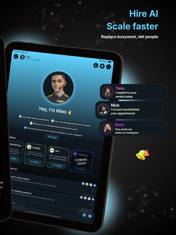 Exova - AI Agents iPad screenshot