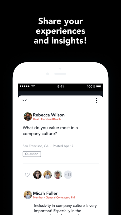 ConstructReach iPhone screenshot 2 - Business app