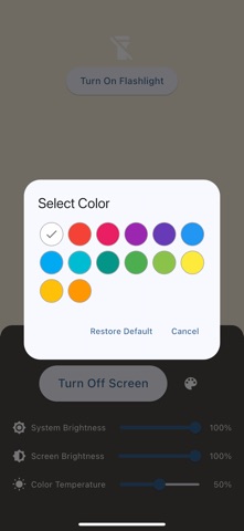 Highlight Screen - Flashlight Screenshot 2 of 4