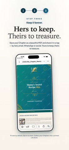 LifeScribe AI iPhone screenshot