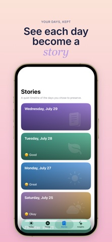 DaybreakIn: Intentions Journal iPhone screenshot