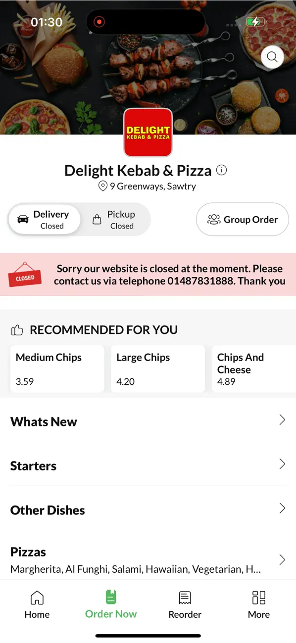 Screenshot #2 pour Delight Kebab and Pizza