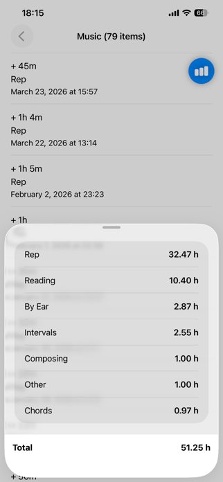 10000 Hours Tracker Screenshot 6 of 6