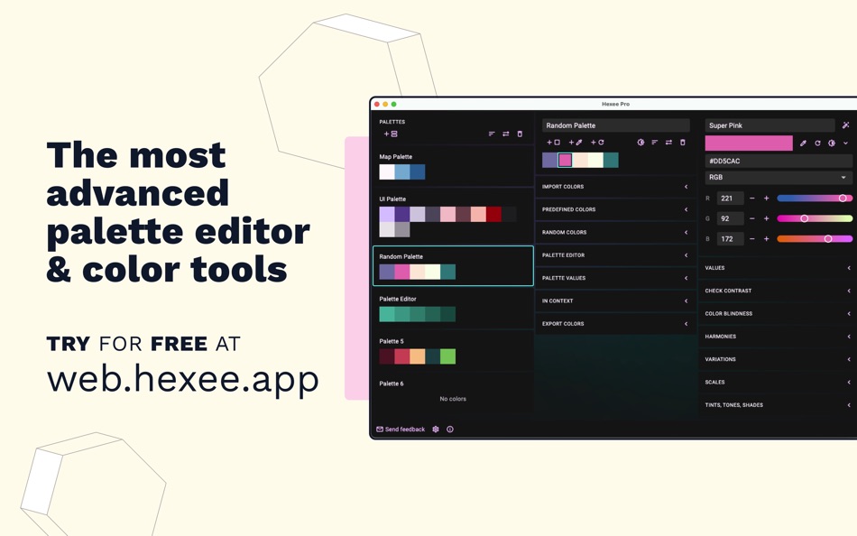 Hexee Pro-Color Editor & Tools - 3.0.4 - (macOS)