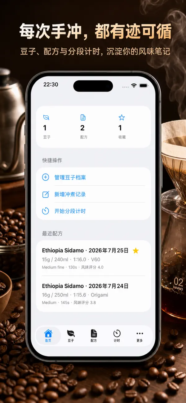 Screenshot #1 pour Recettes Café Filtre 2026