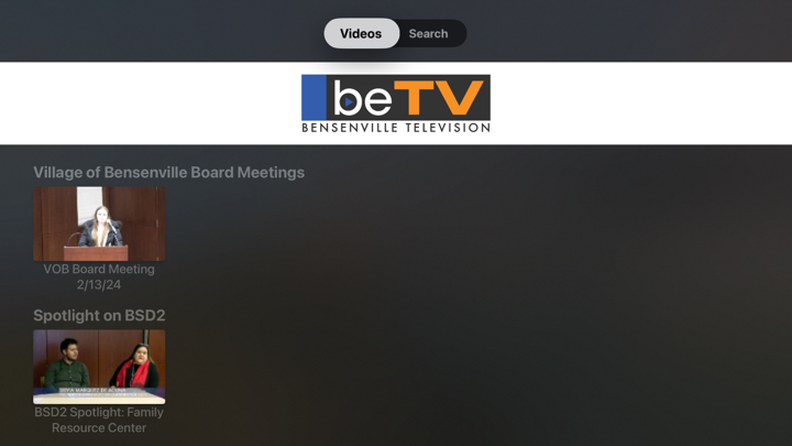 Screenshot #1 pour beTV - Bensenville Television