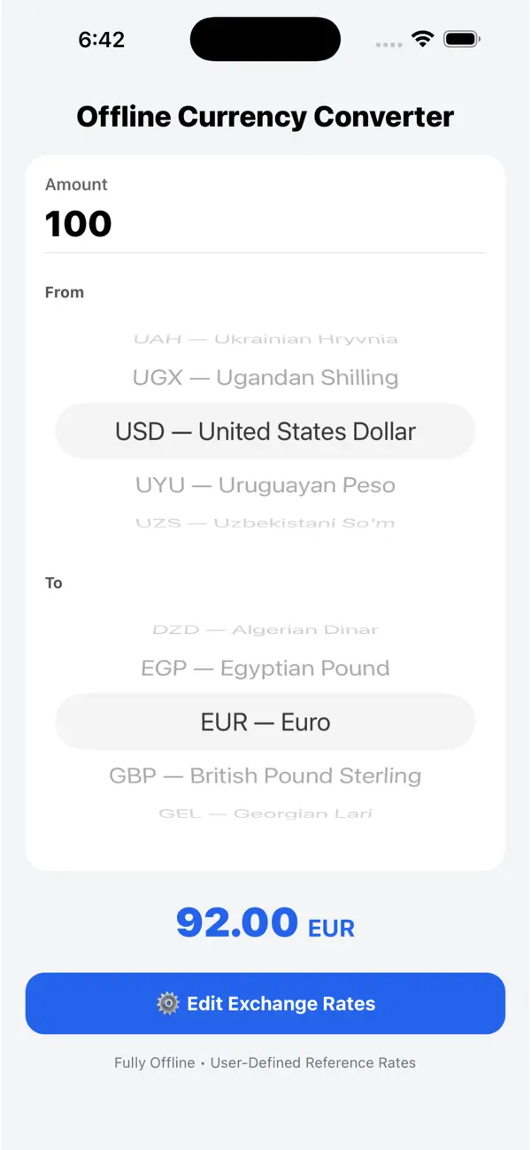 Screenshot #1 pour Currency Converter Expert