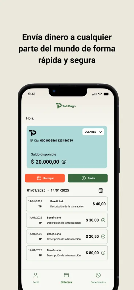 Toti Pago App - Finance App | MWM