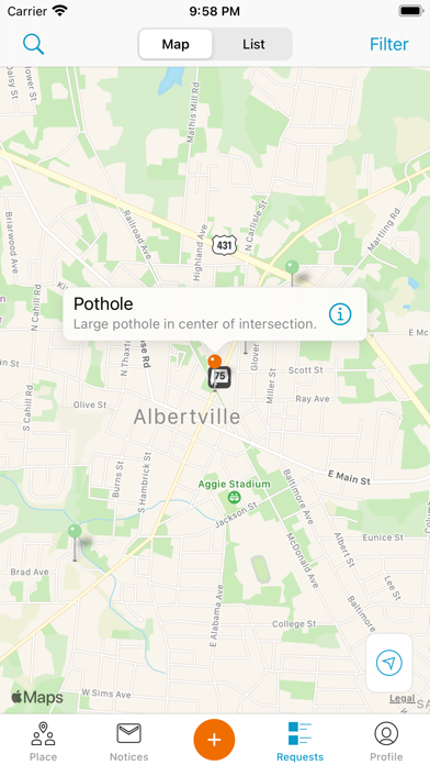 Albertville Connect iPhone screenshot 2 - Utilities app