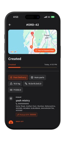 MFast: Parcel Delivery screenshot