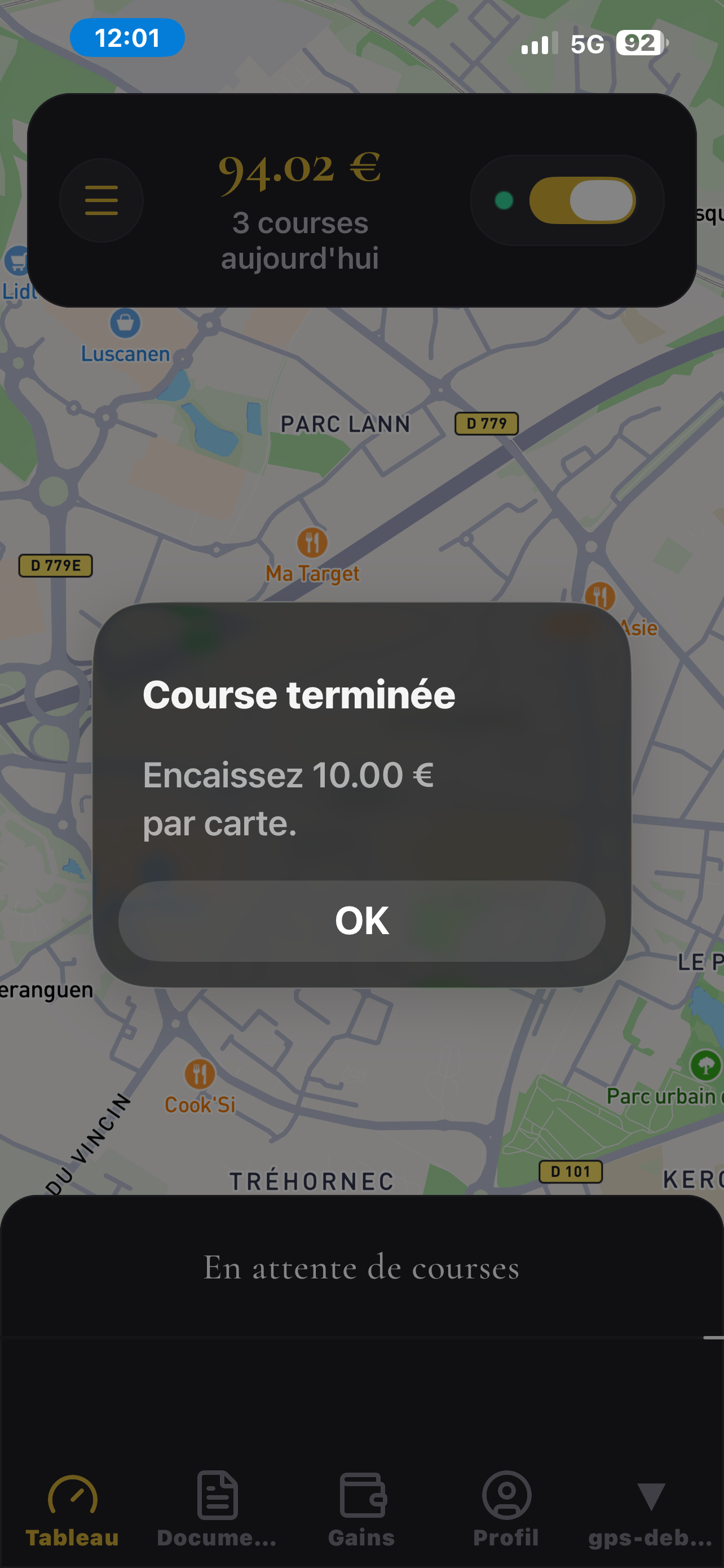 Hermine Cab screenshot 3