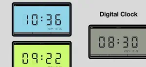 Digits - Retro Flip Clock LCD screenshot #3 for iPhone