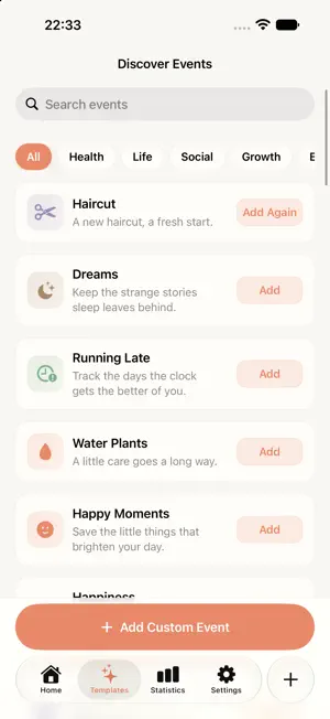 Since - Life Events Tracker screenshot 3