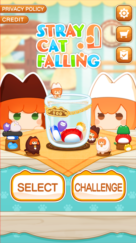 #8. Stray Cat Falling -Stack Game- (iOS) 由: PULSMO,INC.