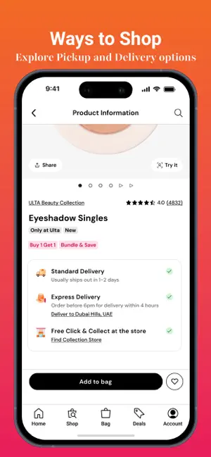 Ulta Beauty Middle East iPhone screenshot 2