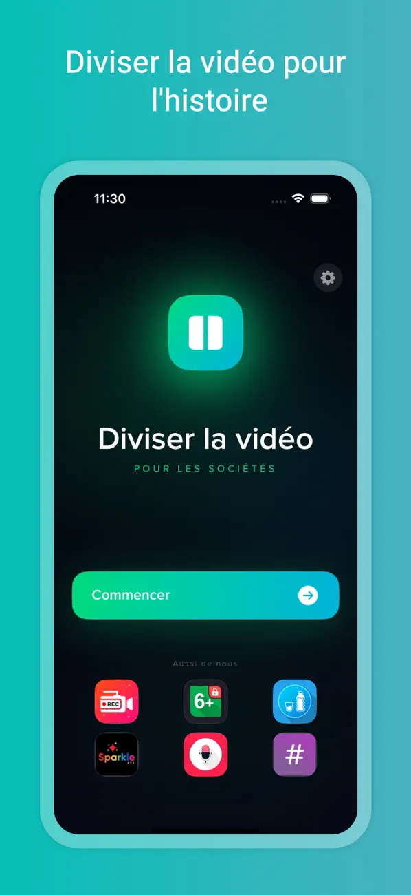 Screenshot #1 pour Video Split For WhatsApp