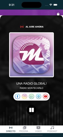 Radio Montecarlo Chile screenshot