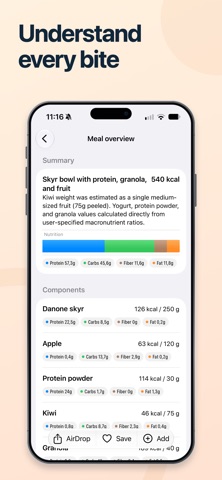 NutriSmart -  Macros tracker Screenshot 6 of 7