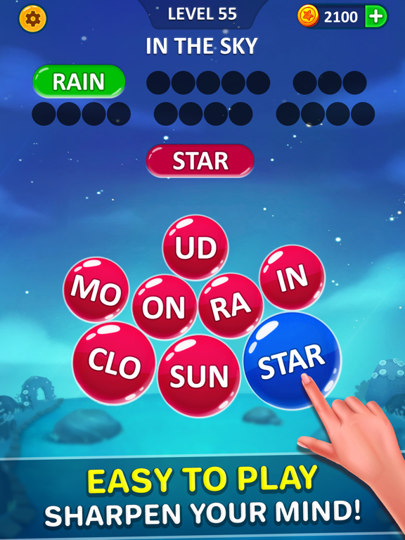 Screenshot #5 pour Word Pearls - Word Bubble Game