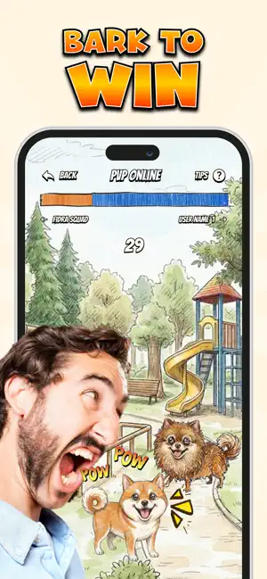Woof Woof Battle: Barking Game screenshot 1