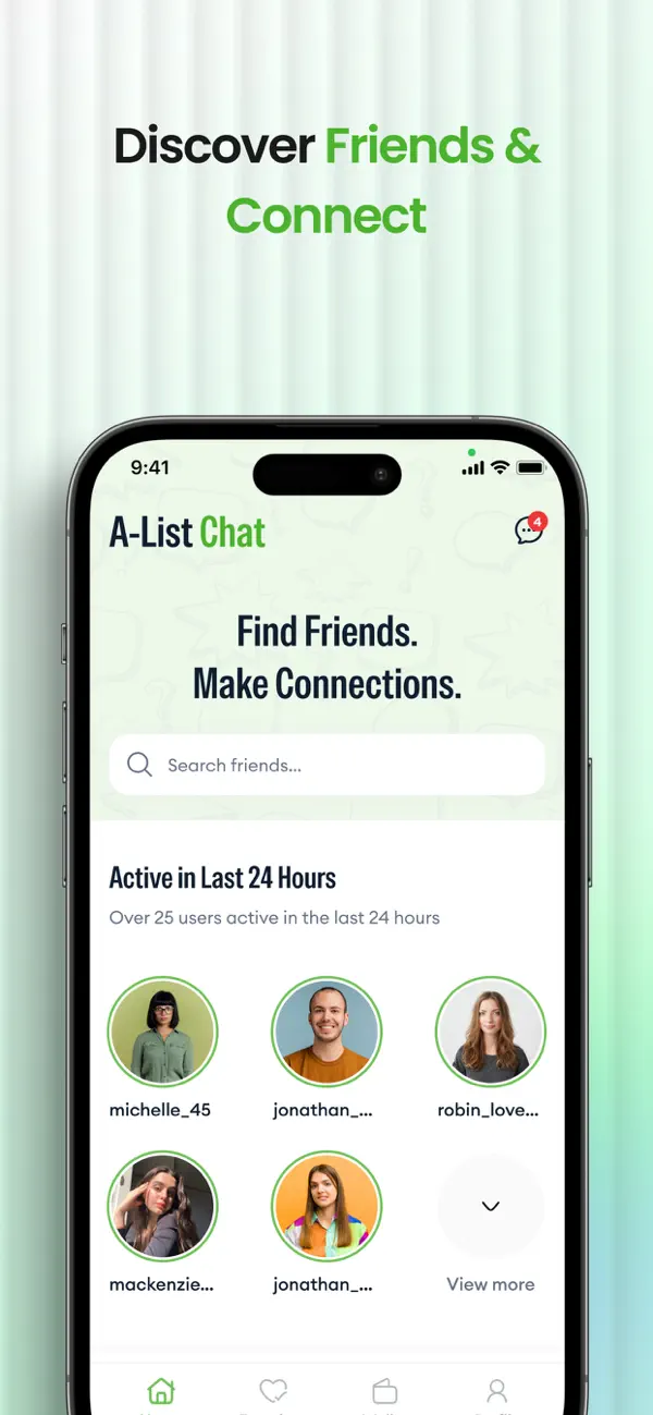 Screenshot #1 pour A-List Chat