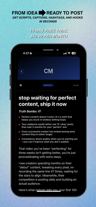CreateMore: AI Content Planner Screenshot 2 of 10