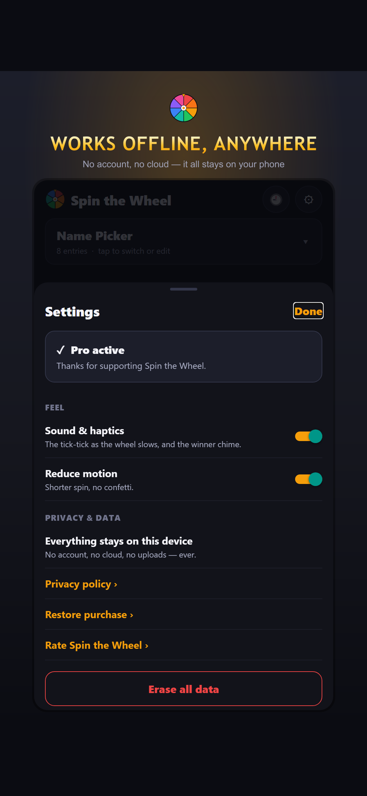 Spin Wheel: Random Name Picker screenshot 8