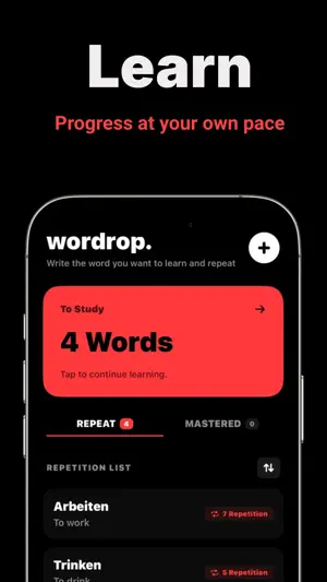 Wordrop: Vocabulary Builder screenshot 2