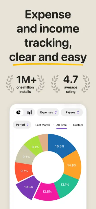 Spending Tracker - Money Flow: Screenshot 1 von 6