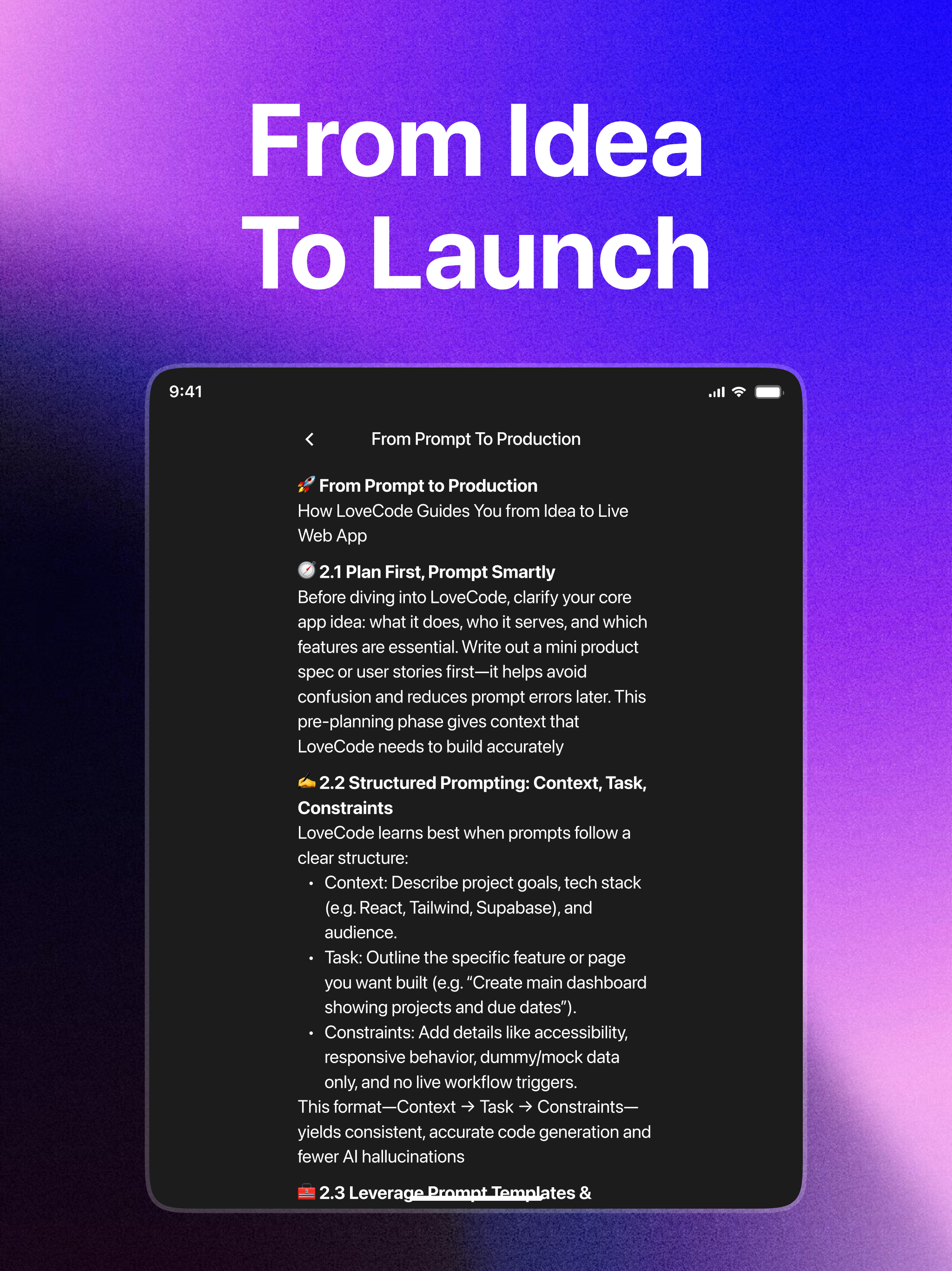 LoveCode Dev AI Guide