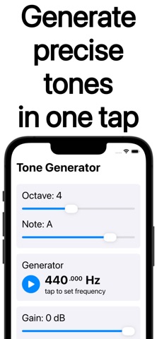 Tone Generator: Frequency Hz Screenshot 1 of 1