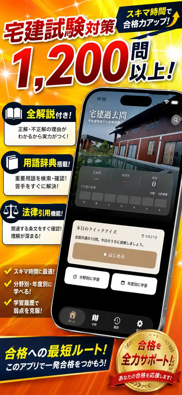 Screenshot #1 pour 宅建過去問
