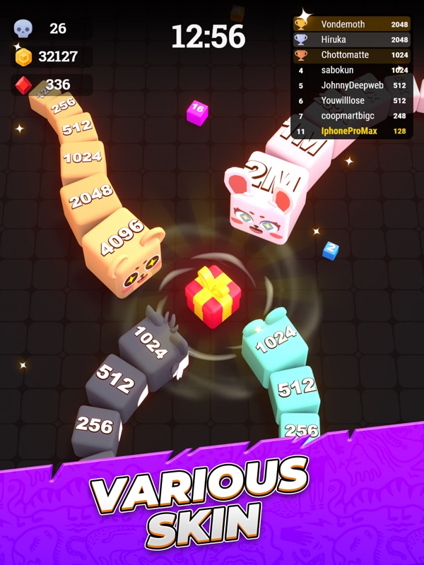 Jelly Cube Snake io screenshot 11