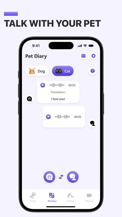 Pet Translator: Prank Sounds Screenshot