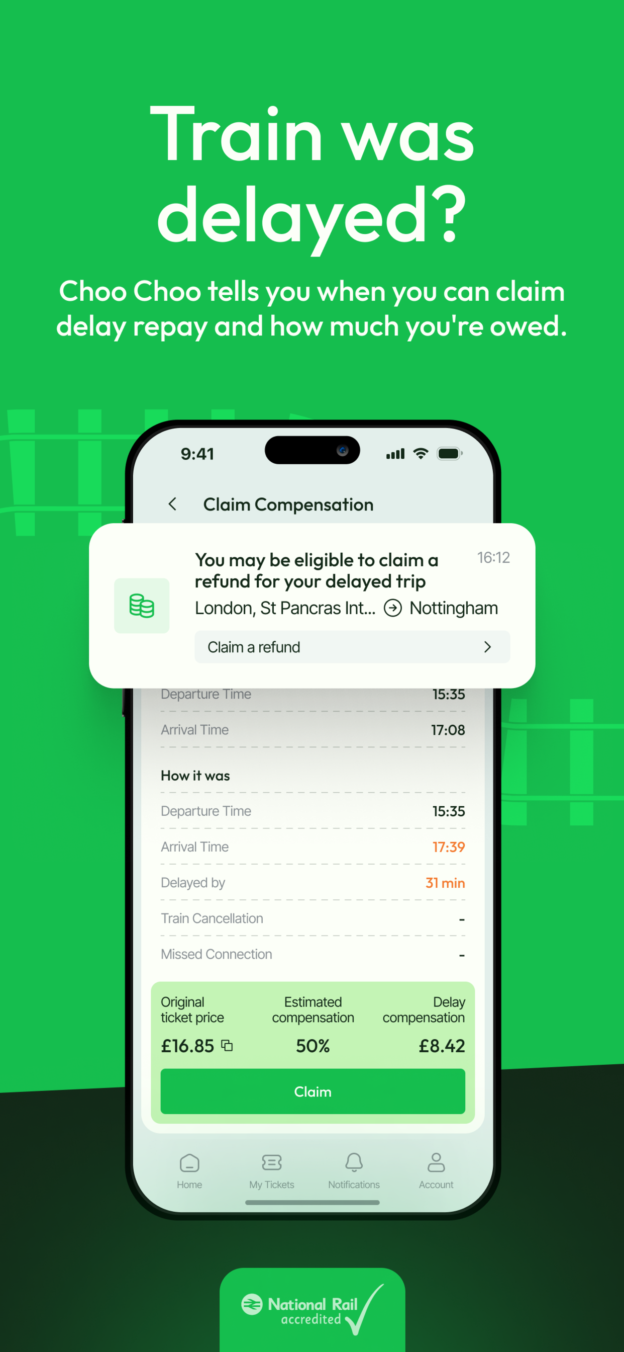Choo Choo: Cheap Train Tickets screenshot 4