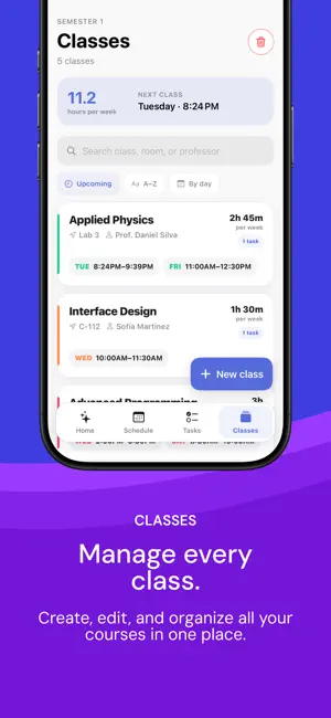 Class Timetable Planner screenshot 2