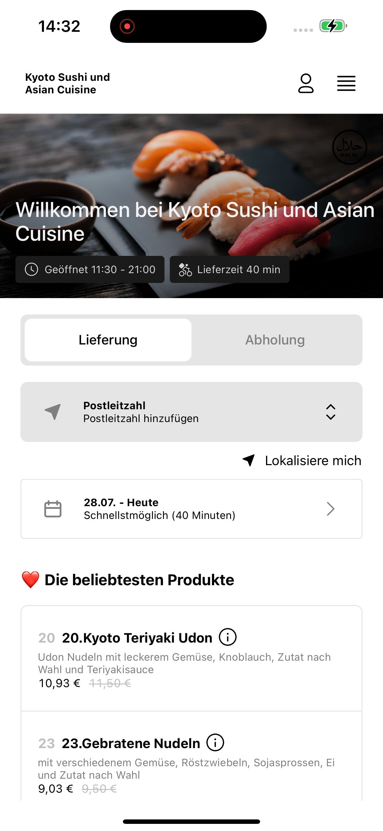 Kyoto Sushi und Asian Cusine screenshot 6