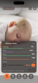 PeerCam Live Monitor screenshot