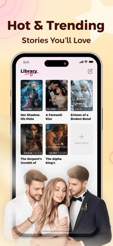NovelMax - Stories & Novels iPhone screenshot