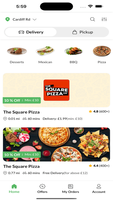 Screenshot #2 pour The Square Pizza