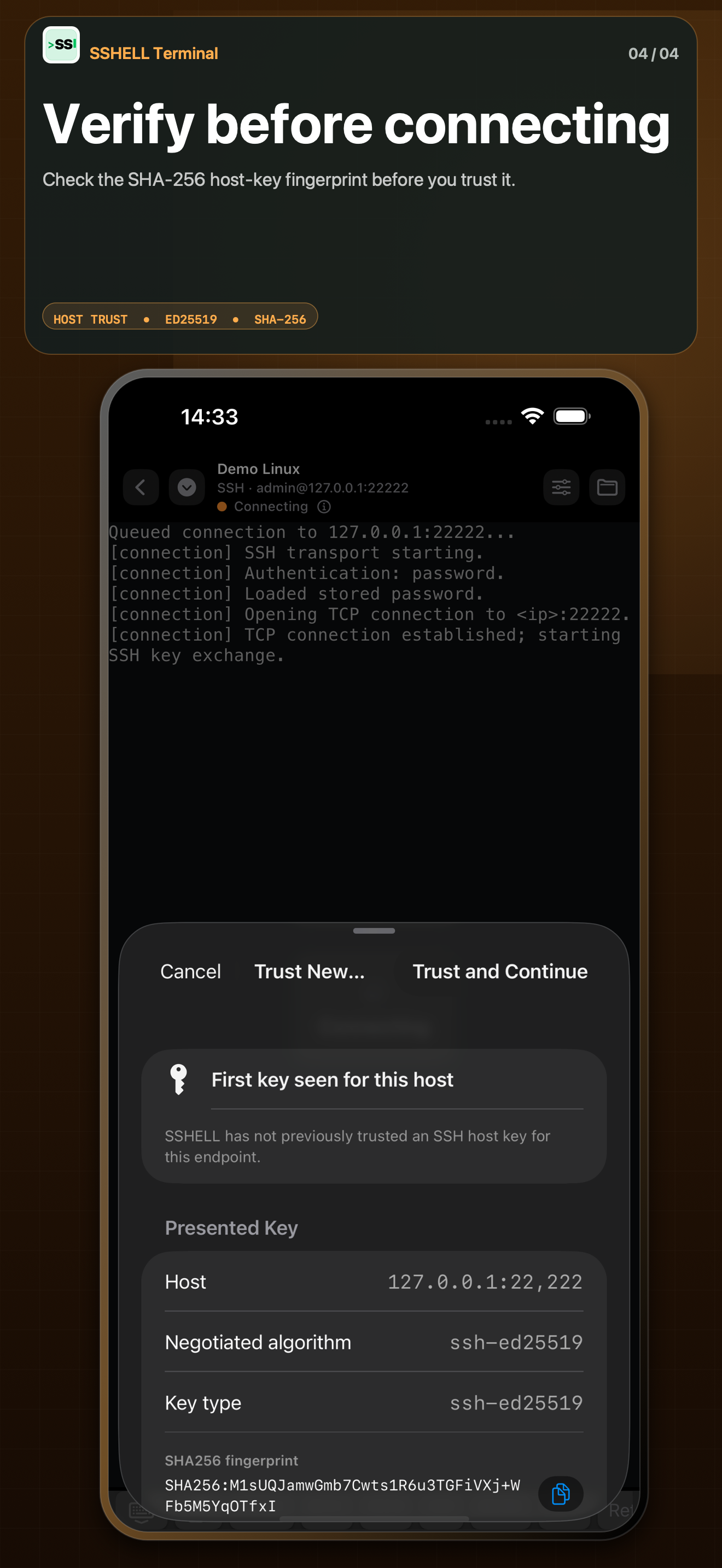 SSHELL Terminal screenshot 5