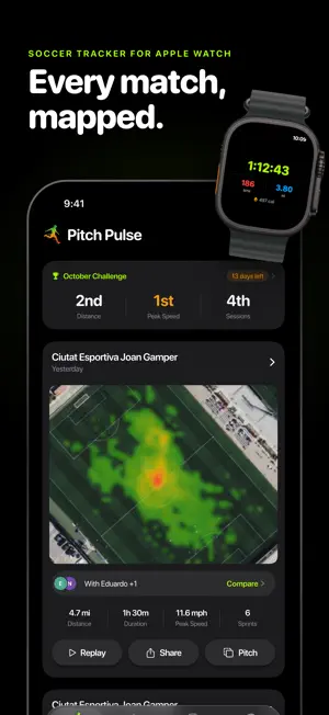 Pitch Pulse: Soccer Tracker screenshot 1