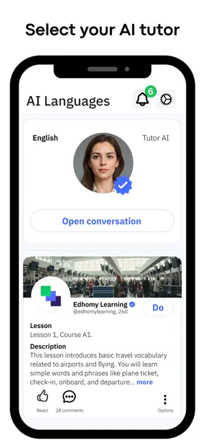 Edhomy AI Languages screenshot 1