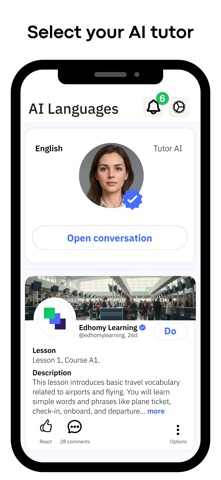 Edhomy AI Languages Screenshot 1 of 4